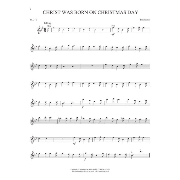 Instrumental Play-Along: Christmas Carols dwarsfluit