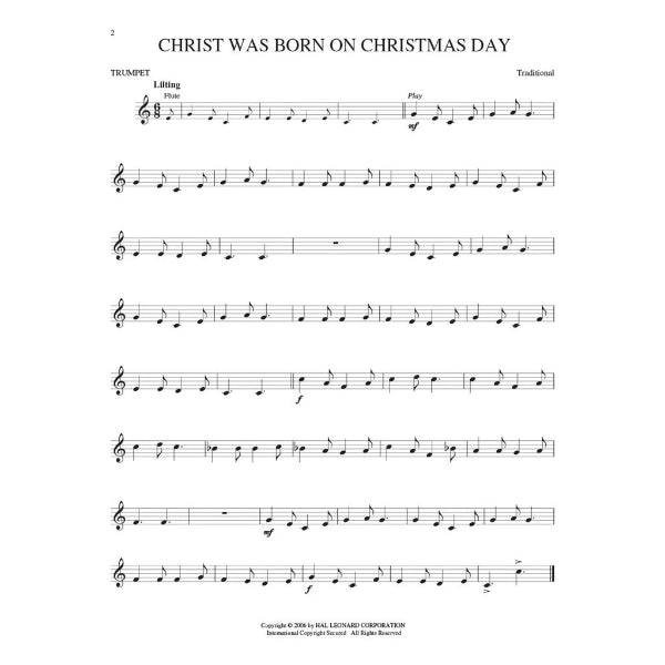 Instrumental Play-Along: Christmas Carols trompet