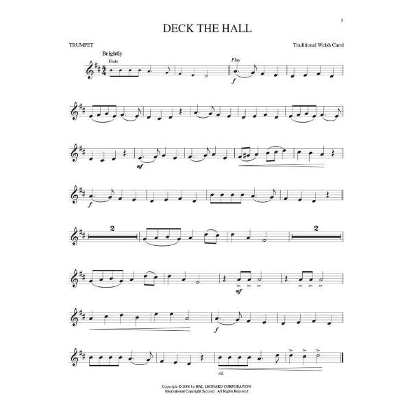 Instrumental Play-Along: Christmas Carols trompet