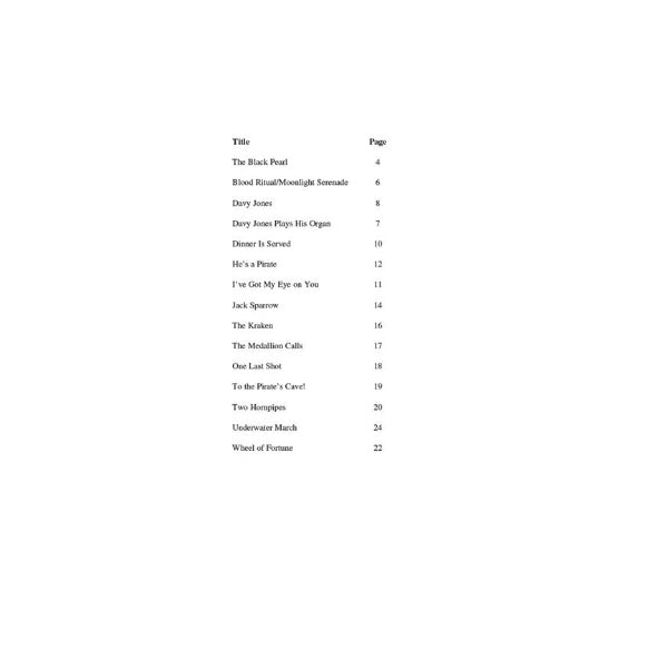 Instrumental Play-Along: Pirates of the Caribbean altsax