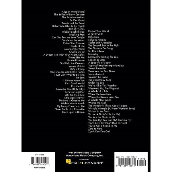 The Big Book of Disney Songs tenorsax