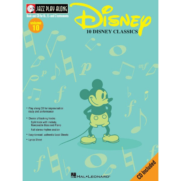 Jazz Play Along vol. 10: Disney