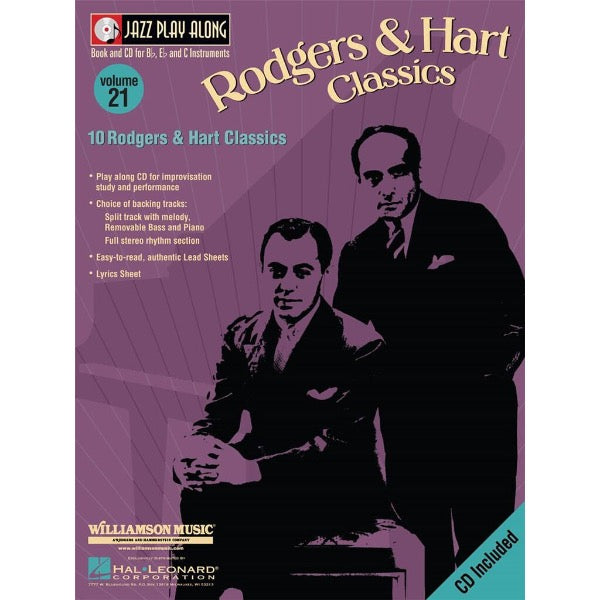Jazz Play Along vol. 21: Rodgers & Hart Classics