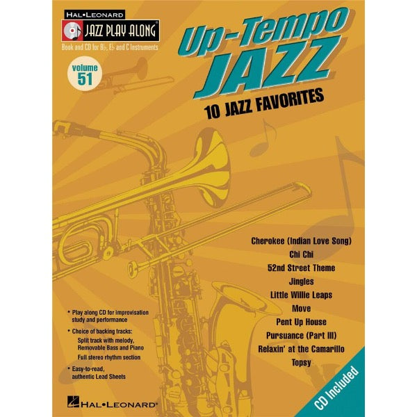 Jazz Play Along vol. 51: Up-Tempo Jazz