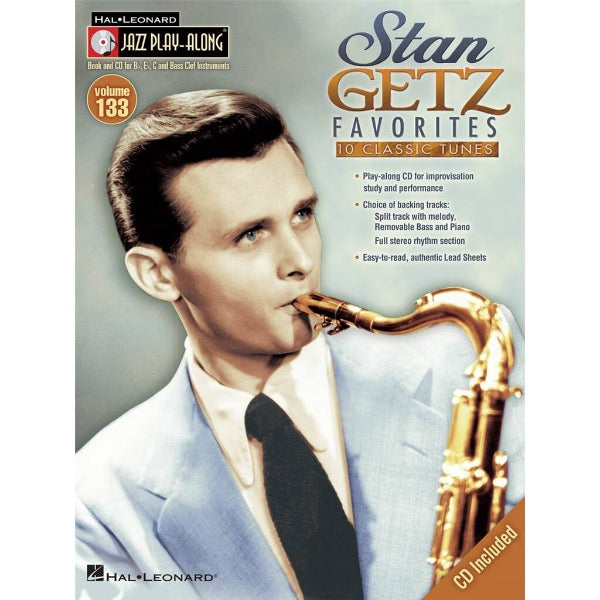 Jazz Play Along vol. 133: Stan Getz - Favorites