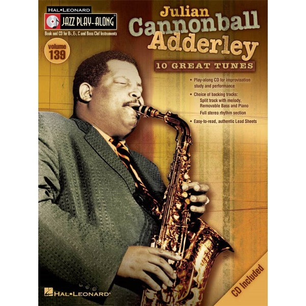 Jazz Play Along vol. 139: Julian "Canonball" Adderley