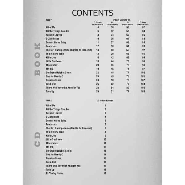 Easy Jazz Play-Along volume 1: First Jazz Songs