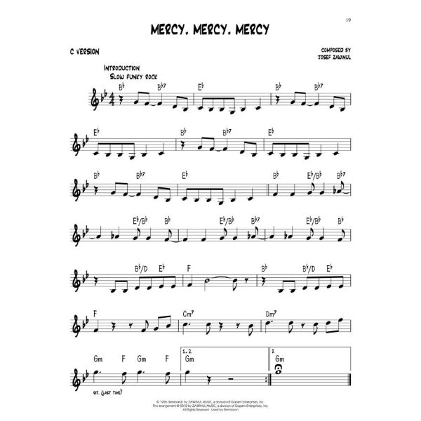 Easy Jazz Play-Along volume 3: Easy Jazz Classics