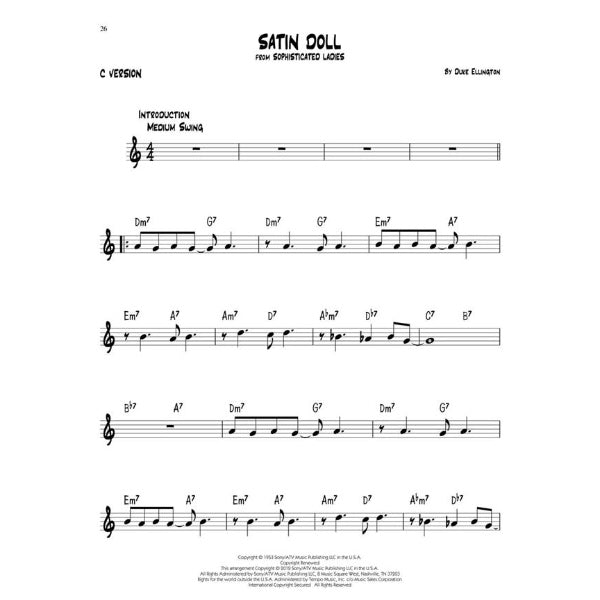 Easy Jazz Play-Along volume 1: First Jazz Songs