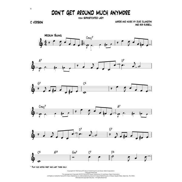 Easy Jazz Play-Along volume 2: Standards for Starters