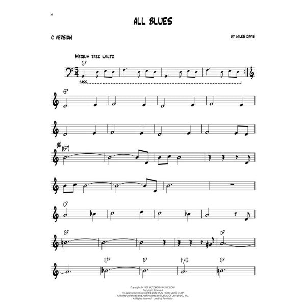 Easy Jazz Play-Along volume 4: Basic Blues