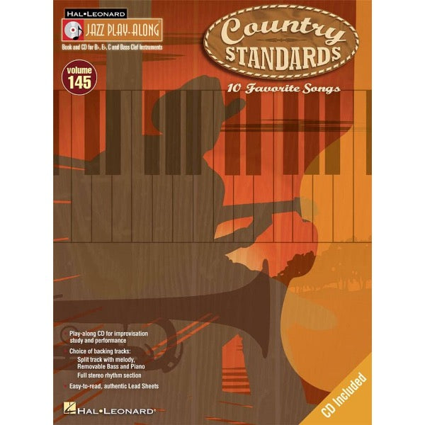 Jazz Play Along vol. 145: Country Standards