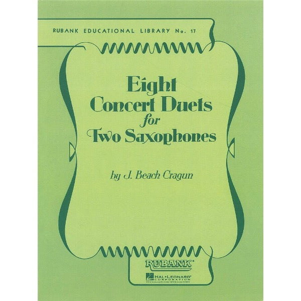 Eight Concert Duets for Two Saxophones