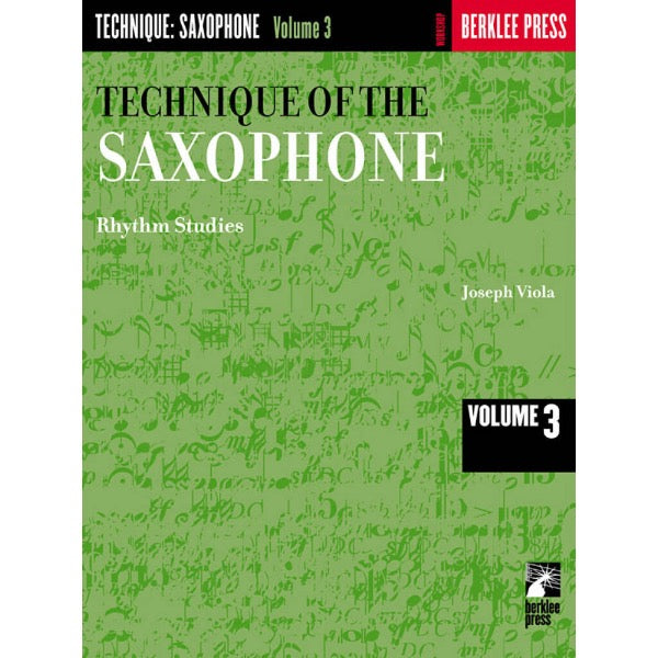 Technique of the Saxophone 3