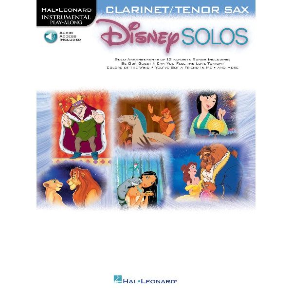 Instrumental Play-Along: Disney Solos Bb klarinet/tenorsax