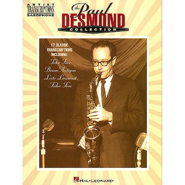 Artist Transcriptions Saxophone: Paul Desmond Collection altsax