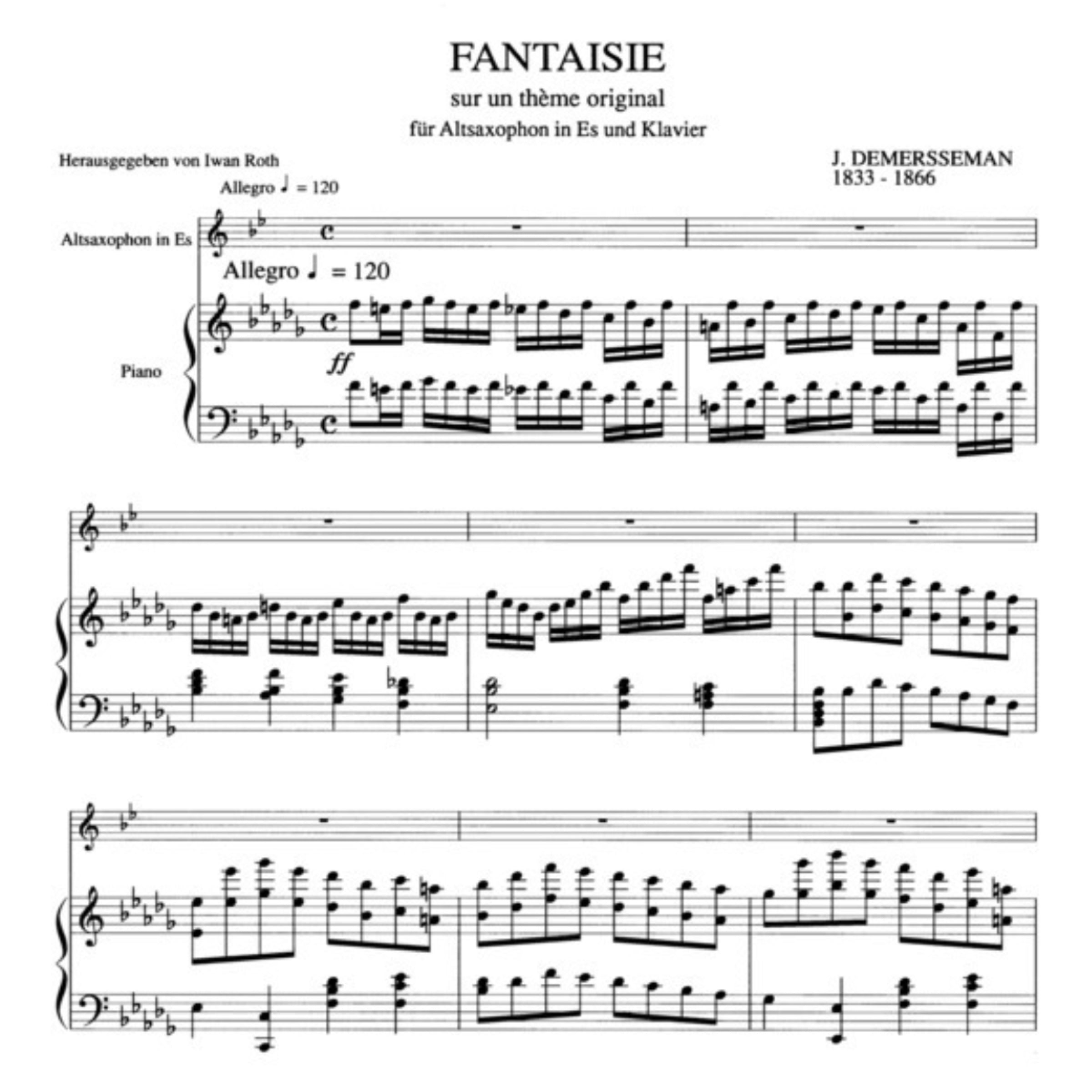 Fantaisie sur un Thème Original altsax & piano