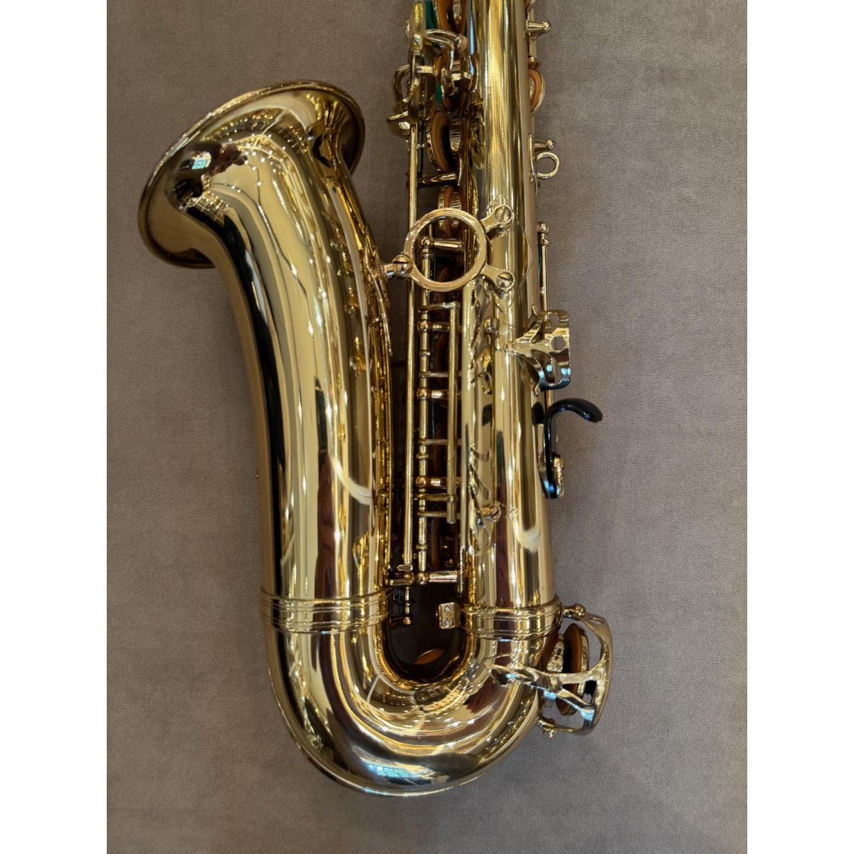 Selmer Paris SA80 altsaxofoon 338475, achterzijde beker