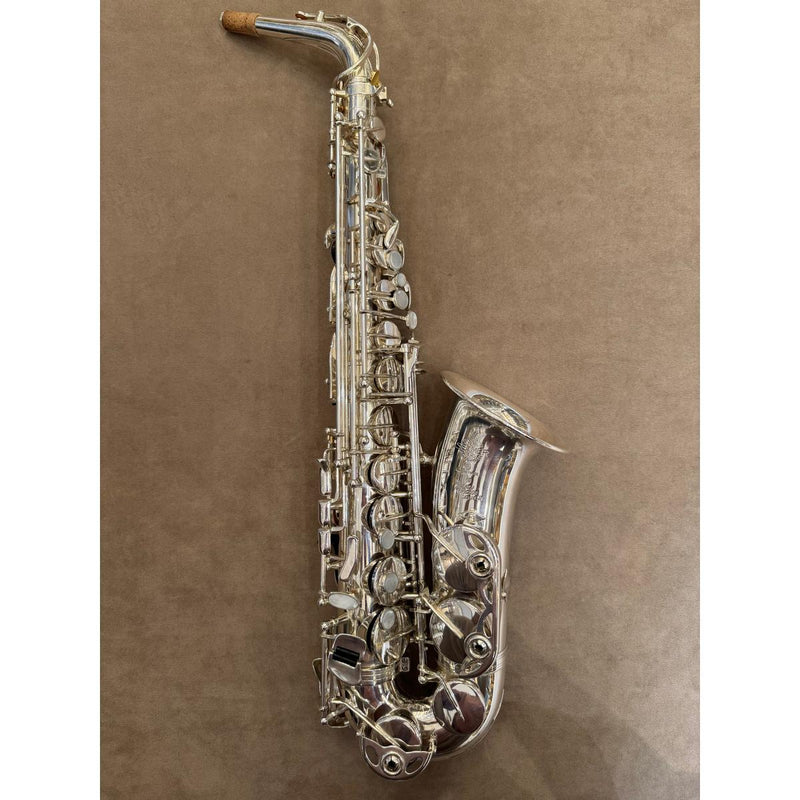 Selmer Paris SA80II verzilverde altsaxofoon 455563 voorzijde