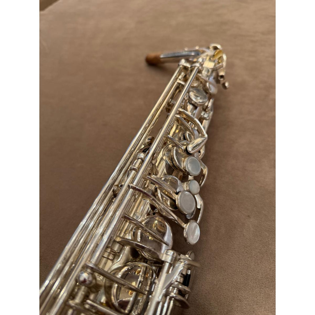Selmer Paris SA80II verzilverde altsaxofoon 455563 kleppen