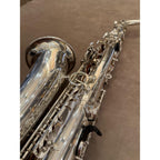 Selmer Paris SA80II verzilverde altsaxofoon 455563 bodydetail