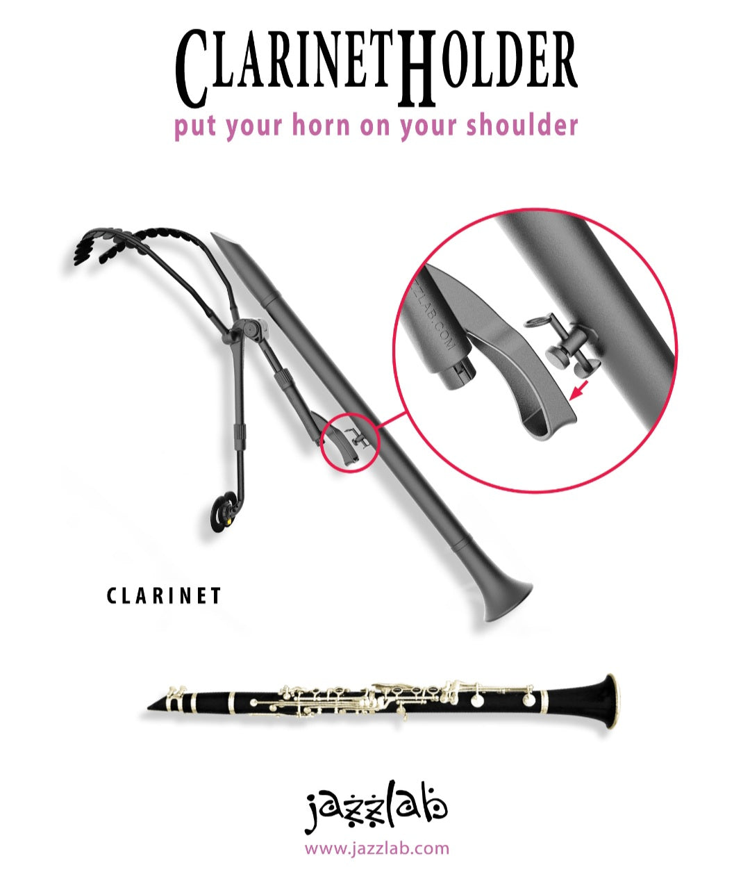 Jazzlab Clarinetholder harnas