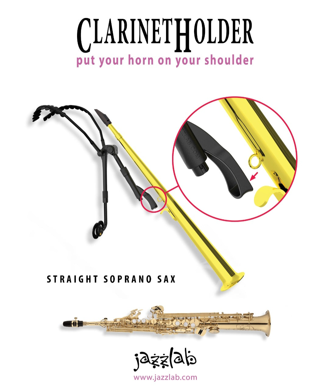 Jazzlab Clarinetholder harnas