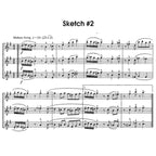 10 Jazz Sketches 3 altsax trio