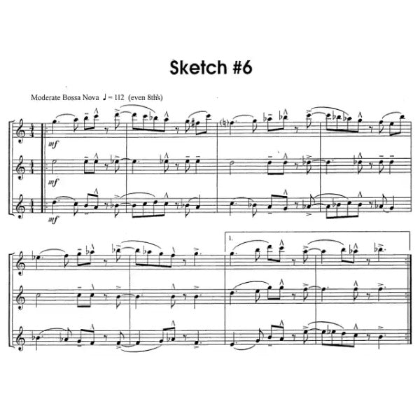 10 Jazz Sketches 3 altsax trio