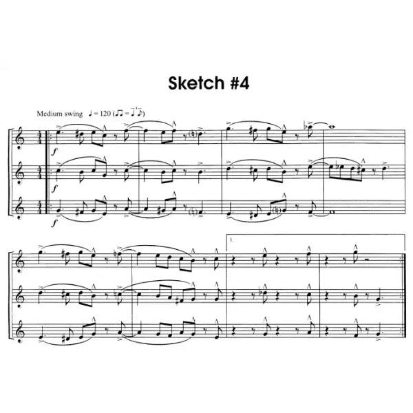 10 Jazz Sketches 2 trompet trio