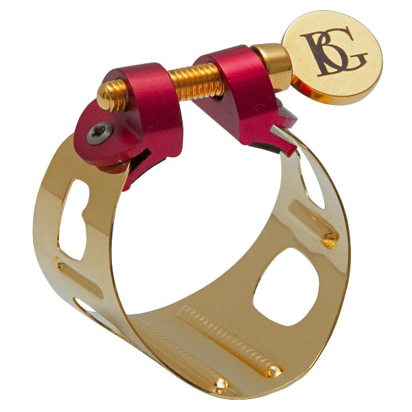 BG DUO LDS1 vergulde sopraansax rietbinder