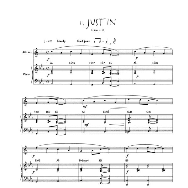 Saxoforever 2 alt-, tenorsax & piano