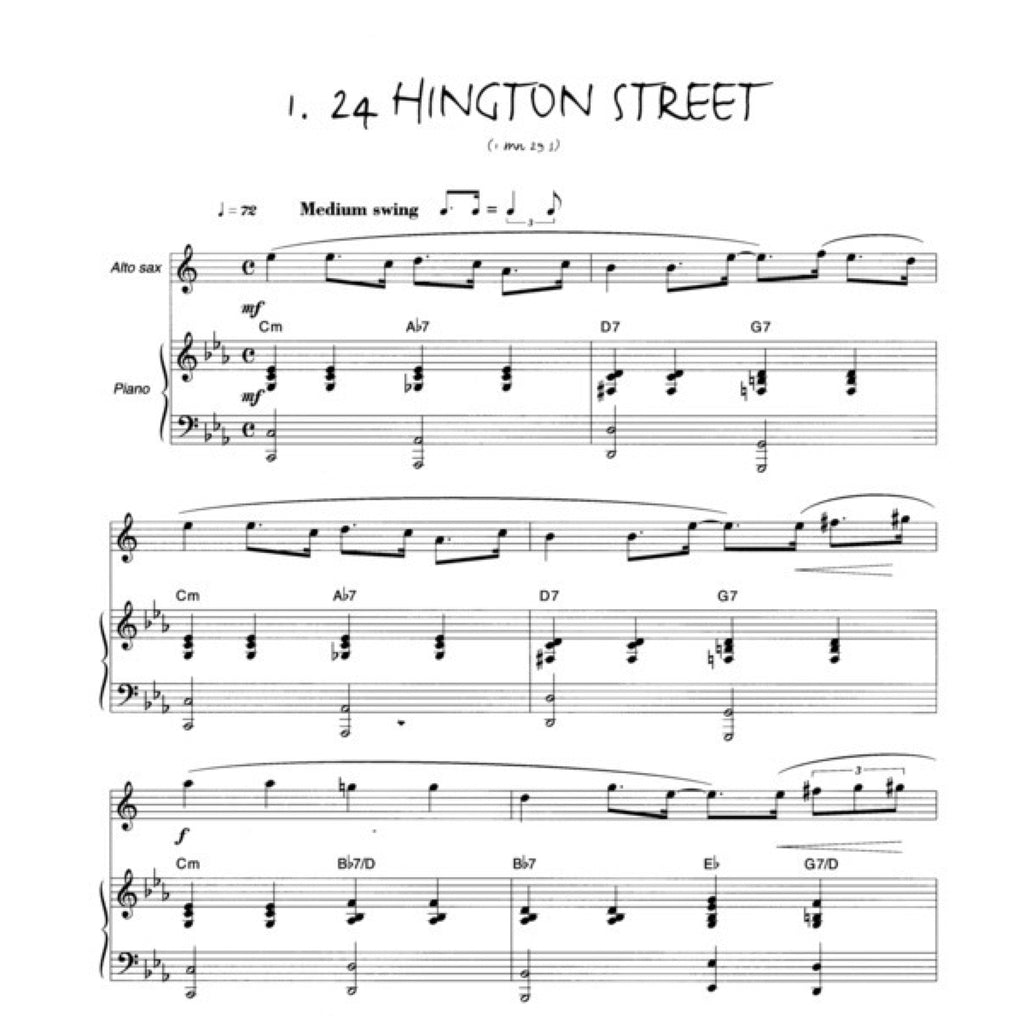 Saxoforever 3 alt-, tenorsax & piano