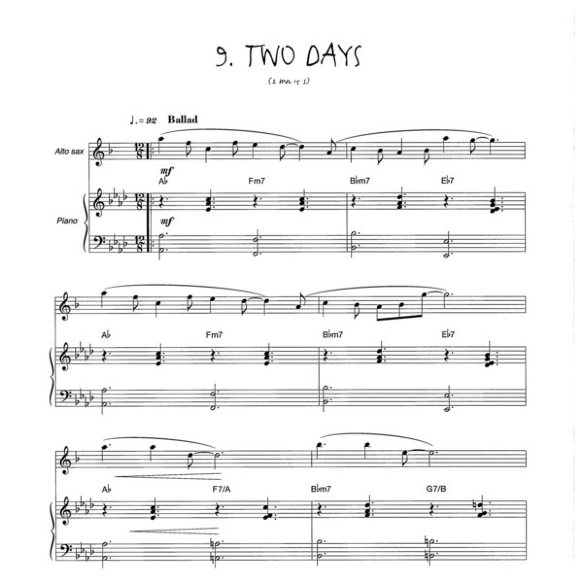 Saxoforever 4 alt-, tenorsax & piano