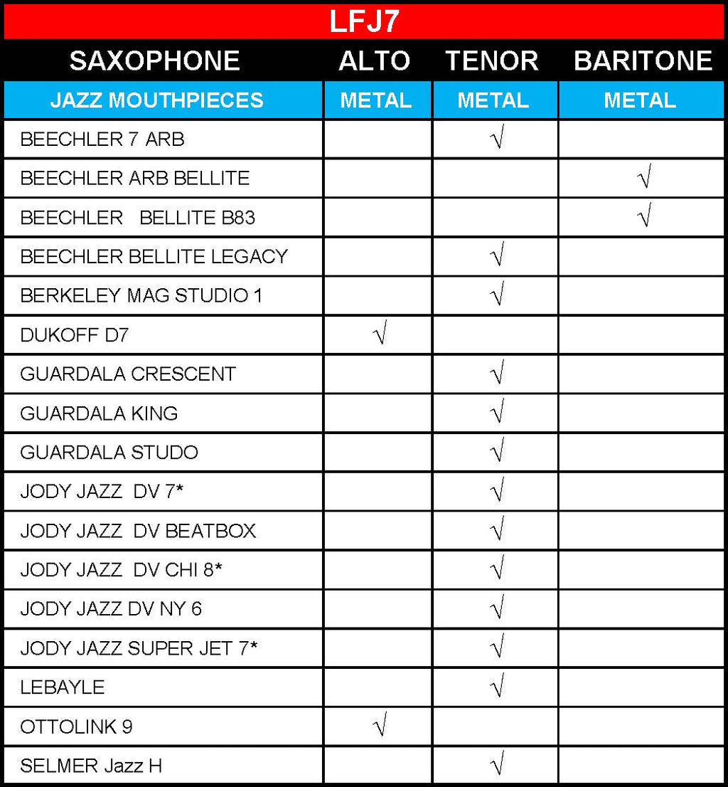 BG FLEX Jazz LFJ7 tenorsax rietbinder