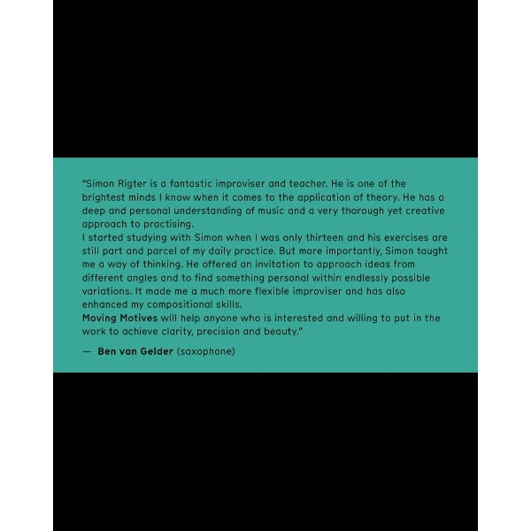 Simon Rigter: Moving Motives vol. 1 Six Scales