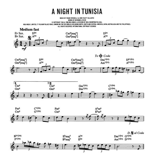 Classic Jazz for Saxophone