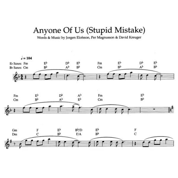 100 More Pop Solos saxofoon