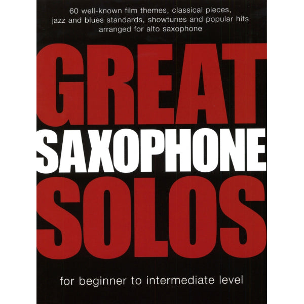 Great Saxophone Solos altsax