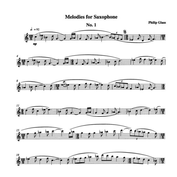 Melodies for Saxophone altsax