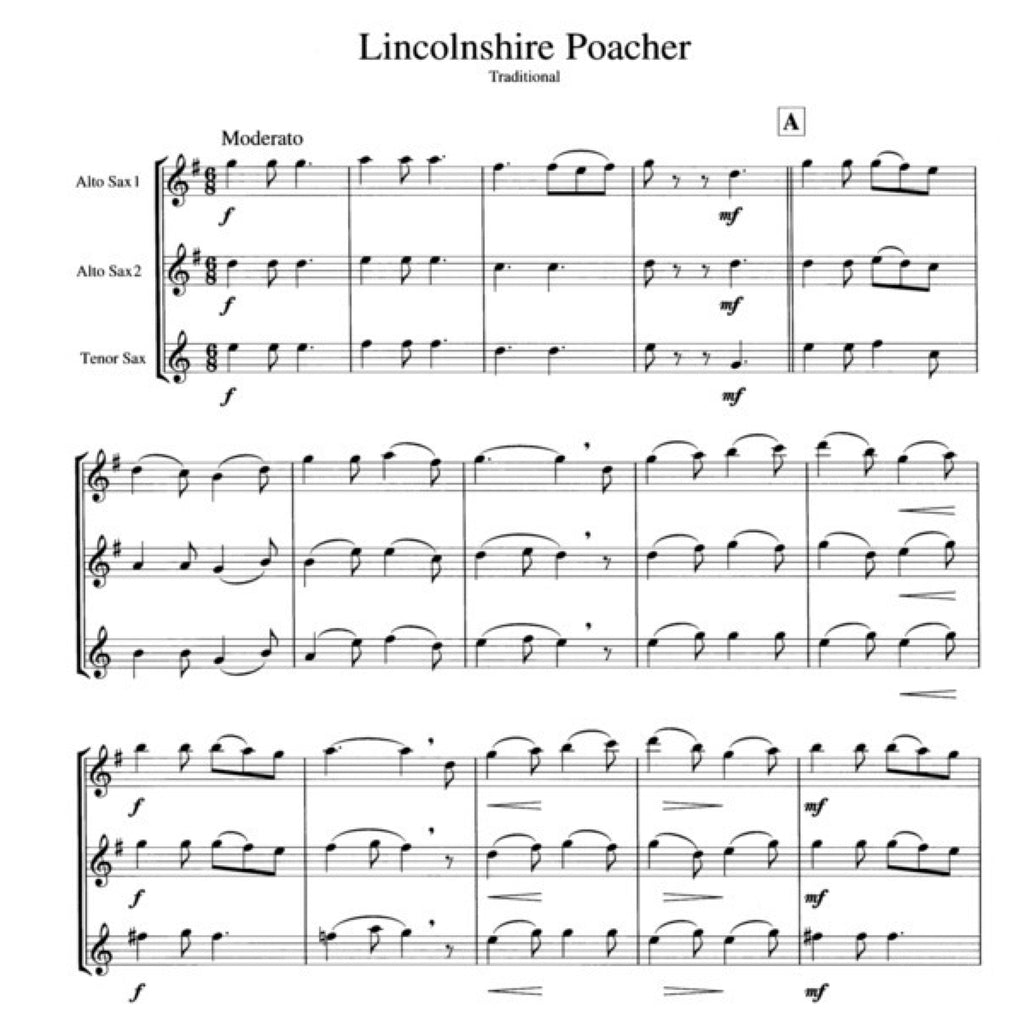 Three's A Crowd: Book 1 alt- & tenorsax