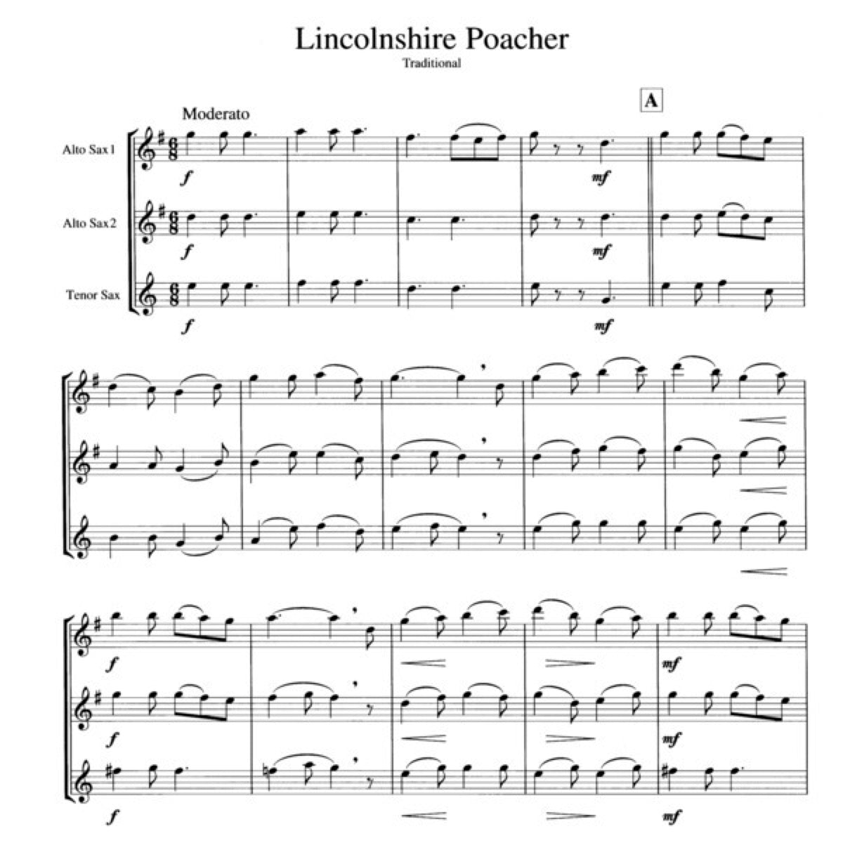 Three's A Crowd: Book 1 alt- & tenorsax