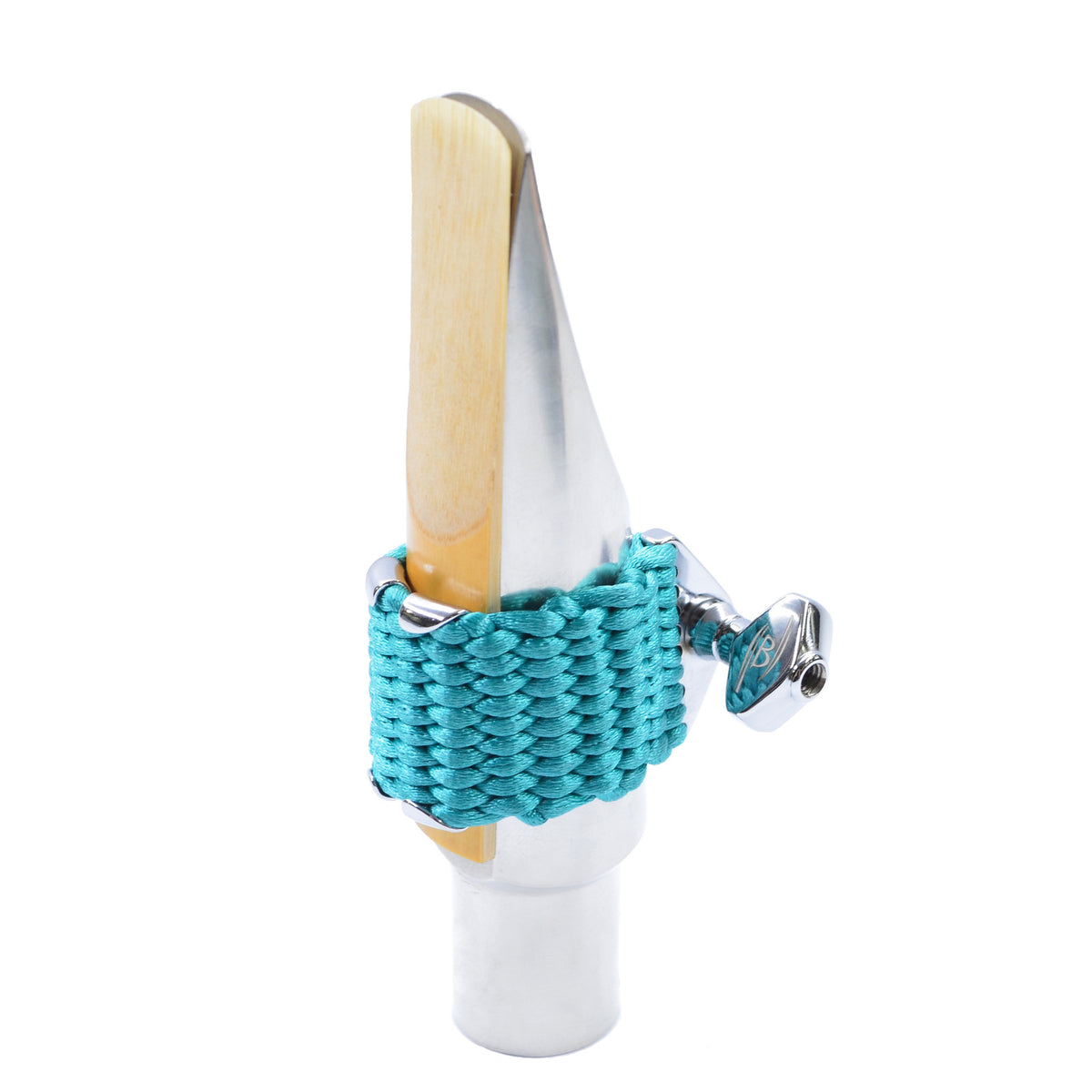 Bambú NOVA rietbinder voor metalen mondstuk in turquoise