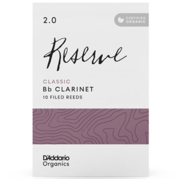 D'Addario Organic Reserve Classic Bb klarinet riet per 10 stuks