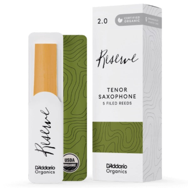 D'Addario Organic Reserve tenorsax riet per 5 stuks
