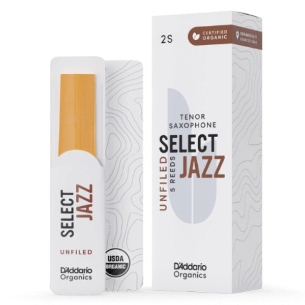 D'Addario Organic Select Jazz unfiled tenorsax riet per stuk