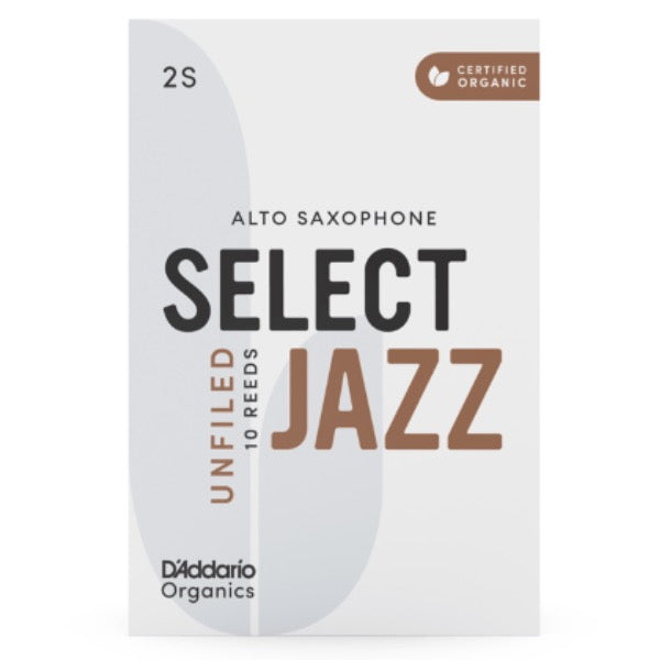 D'Addario Organic Select Jazz unfiled altsax riet per stuk