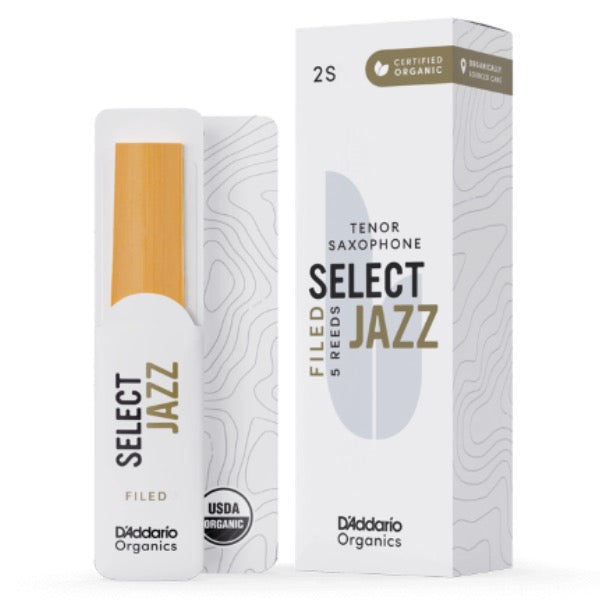 D'Addario Organic Select Jazz filed tenorsax riet per stuk
