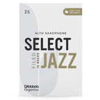 D'Addario Organic Select Jazz filed altsax riet per 10 stuks