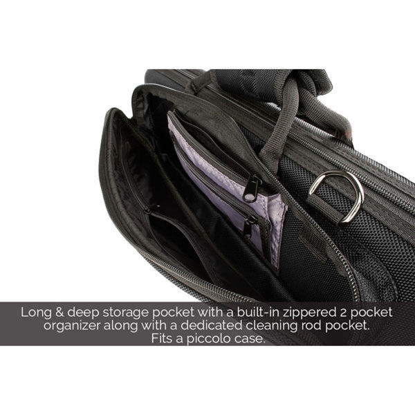 Protec PB308 dwarsfluit koffer